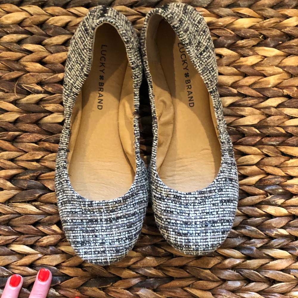 Lucky brand pattern flats